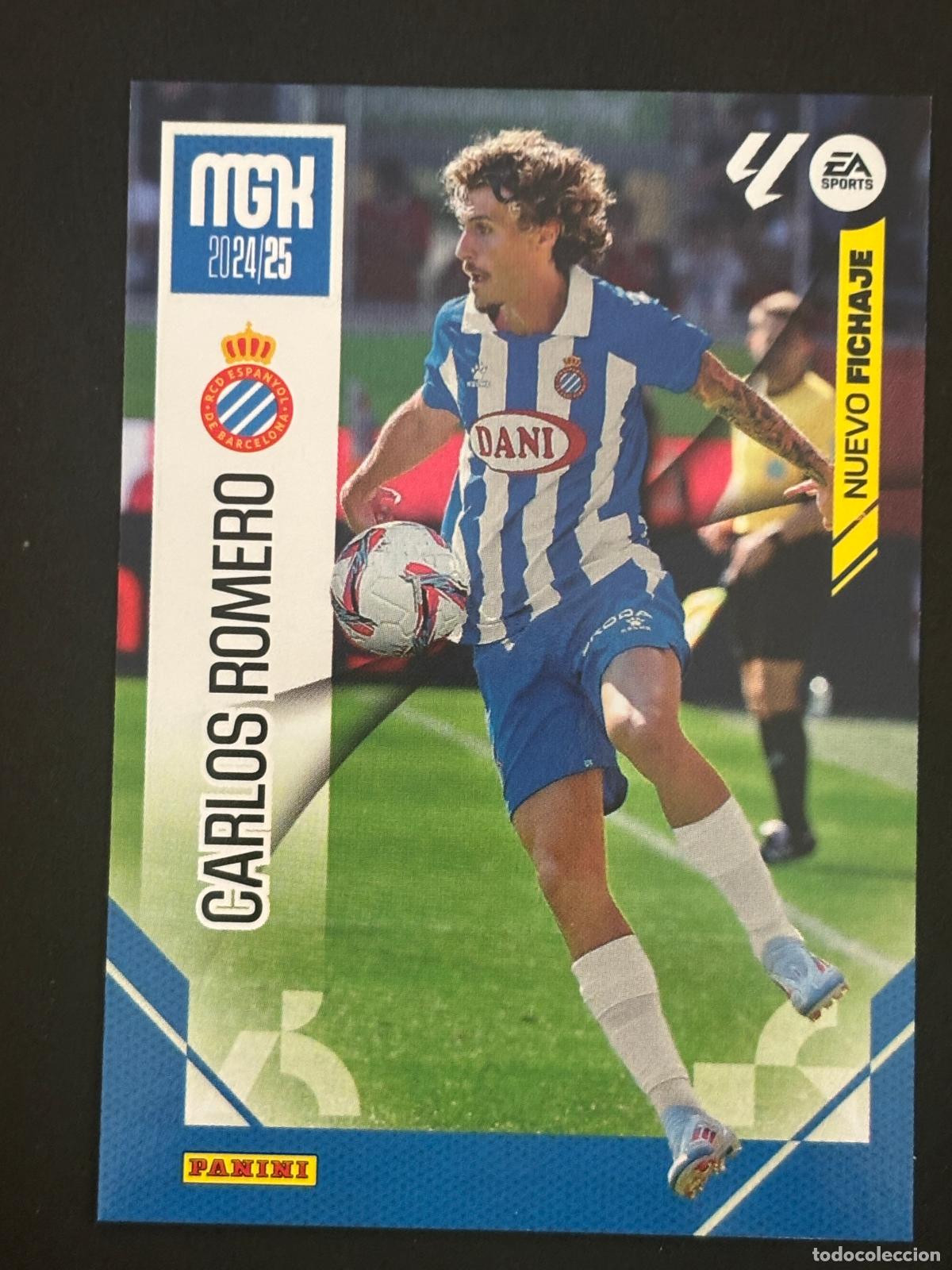 Cromos de f&uacute;tbol: 446 CARLOS ROMERO ESPANYOL NUEVOS FICHAJES 2&ordf; EDICI&Oacute;N MEGACRACKS MGK 24-25 2024 2025
