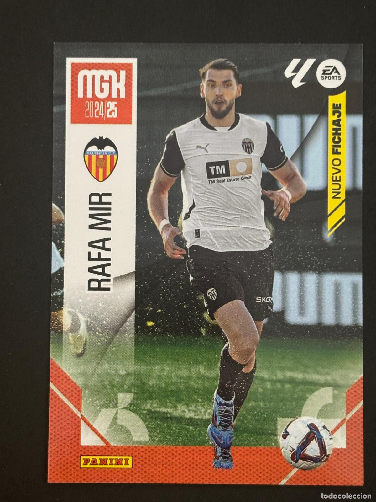 Cromos de f&uacute;tbol: 454 RAFA MIR VALENCIA NUEVOS FICHAJES 2&ordf; EDICI&Oacute;N MEGACRACKS MGK 24-25 2024 2025 PANINI