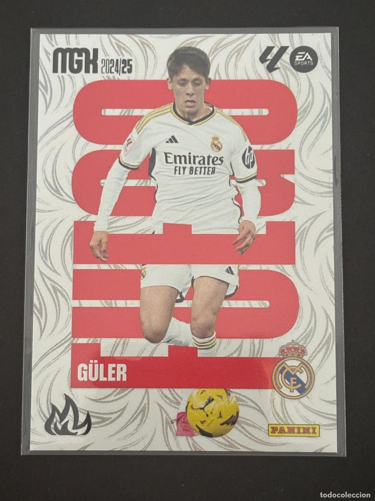 Cromos de f&uacute;tbol: 380 ARDA GULER FUEGO REAL MADRID MEGACRACKS MGK 24-25 2024 2025 PANINI LIGA