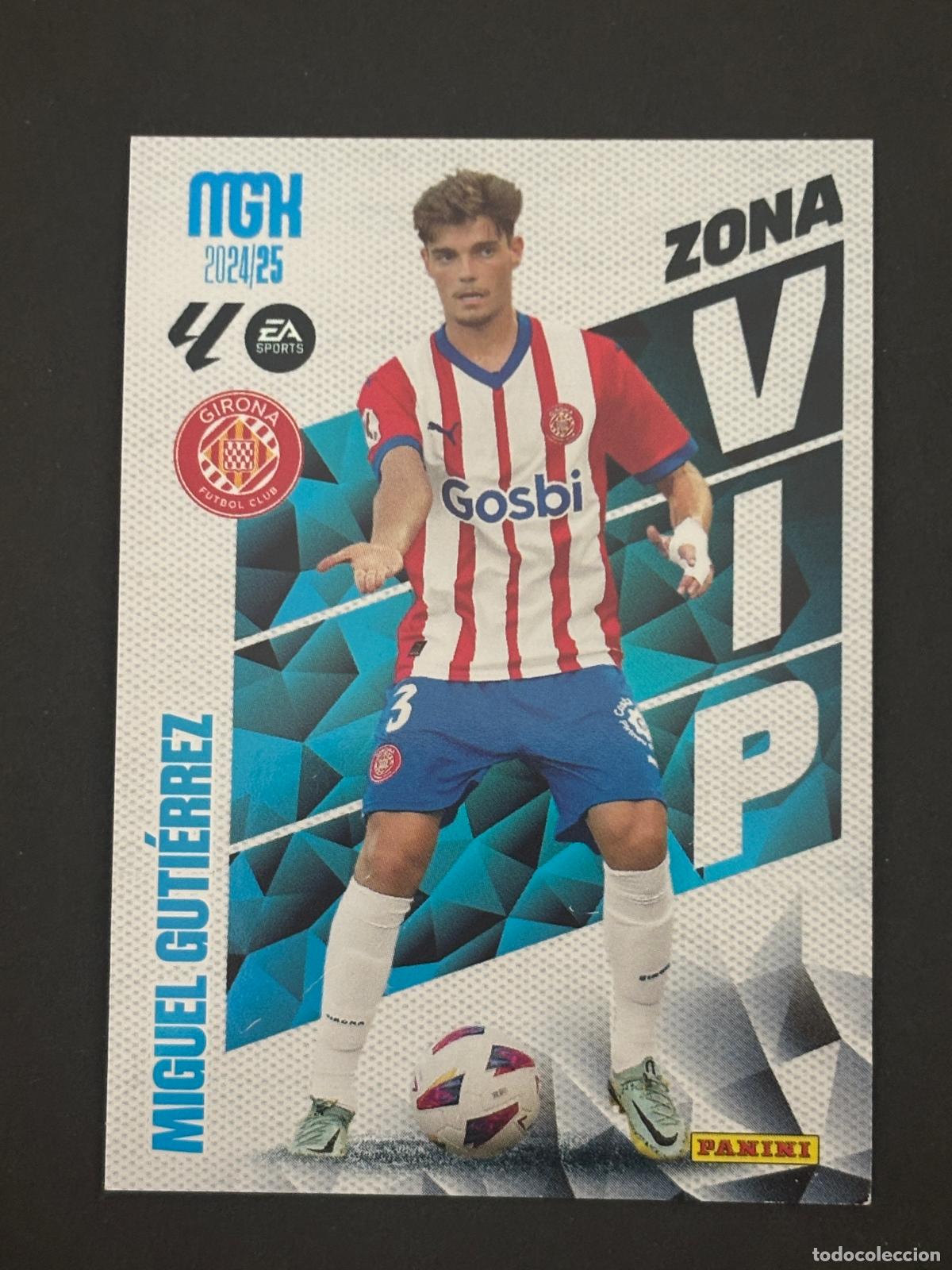 Cromos de f&uacute;tbol: 400 MIGUEL GUTI&Eacute;RREZ ZONA VIP GIRONA MEGACRACKS MGK 24-25 2024 2025 PANINI LIGA