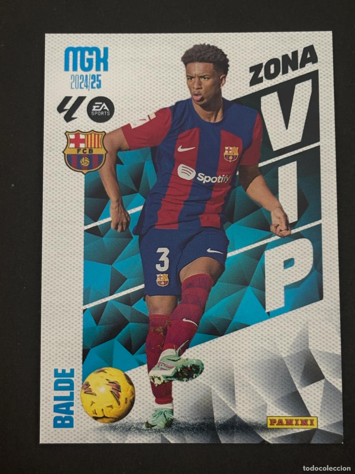 Cromos de f&uacute;tbol: 389 BALDE ZONA VIP BARCELONA MEGACRACKS MGK 24-25 2024 2025 PANINI LIGA