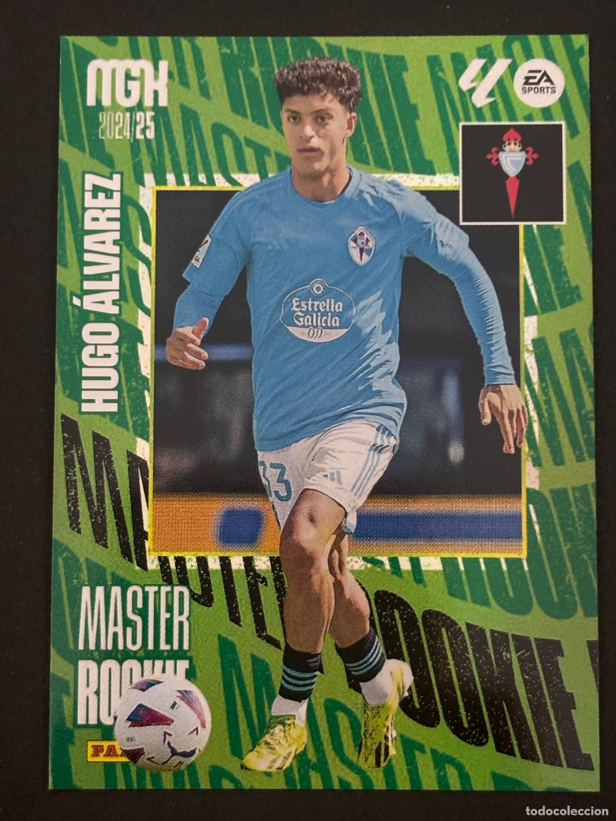 Cromos de f&uacute;tbol: 414 HUGO &Aacute;LVAREZ MASTER ROOKIE CELTA MEGACRACKS MGK 24-25 2024 2025 PANINI LIGA
