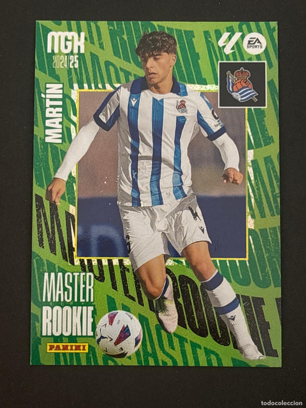 Cromos de f&uacute;tbol: 420 MART&Iacute;N MASTER ROOKIE REAL SOCIEDAD MEGACRACKS MGK 24-25 2024 2025 PANINI LIGA