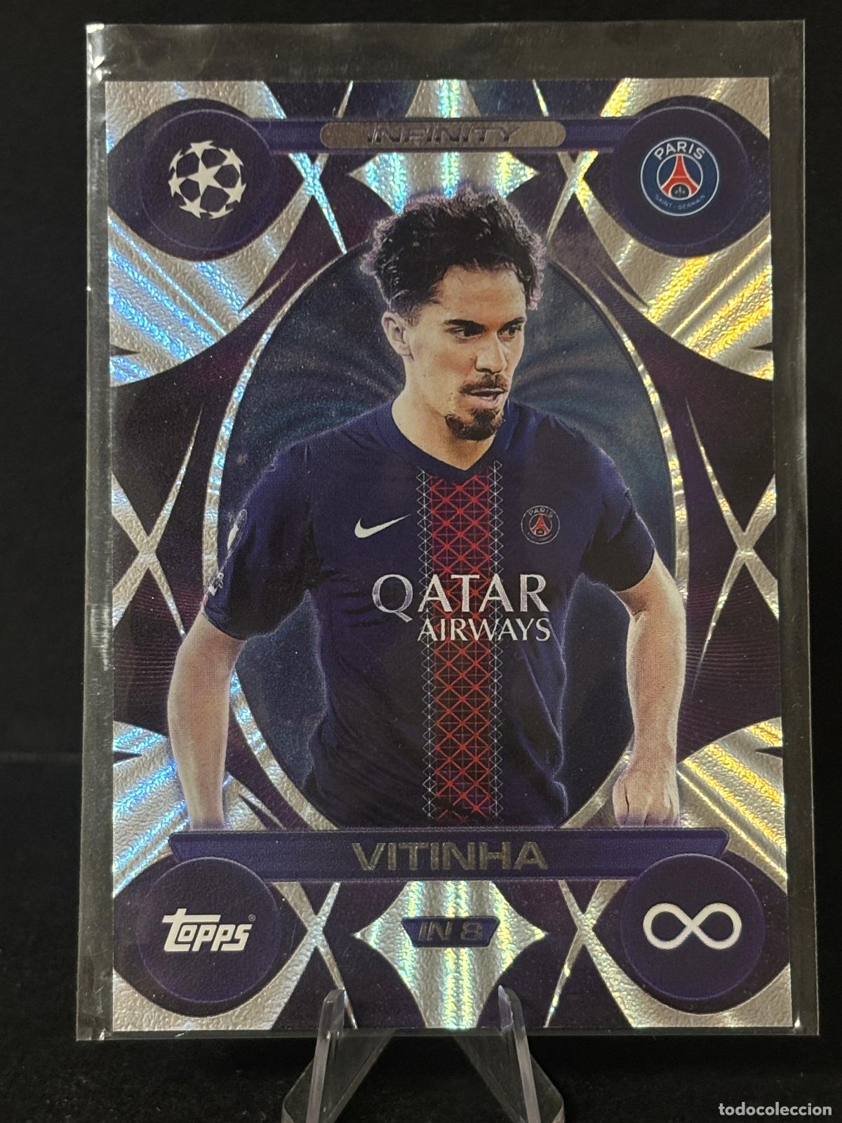 Cromos de f&uacute;tbol: IN 8 VITINHA INFINITY PSG MATCH ATTAX CHAMPIONS LEAGUE TOPPS 25 26 2025 2026