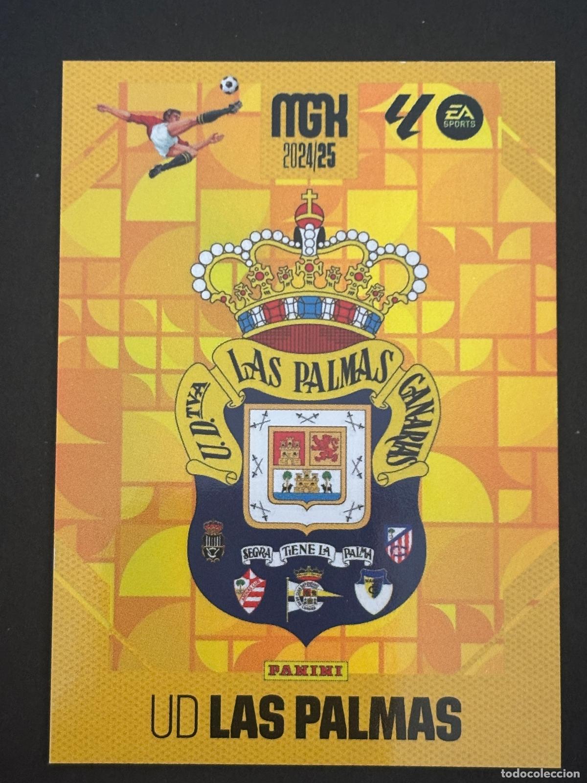 Cartes &agrave; collectionner de Football: 181 ESCUDO LAS PALMAS MEGACRACKS MGK 24-25 2024 2025 PANINI LIGA