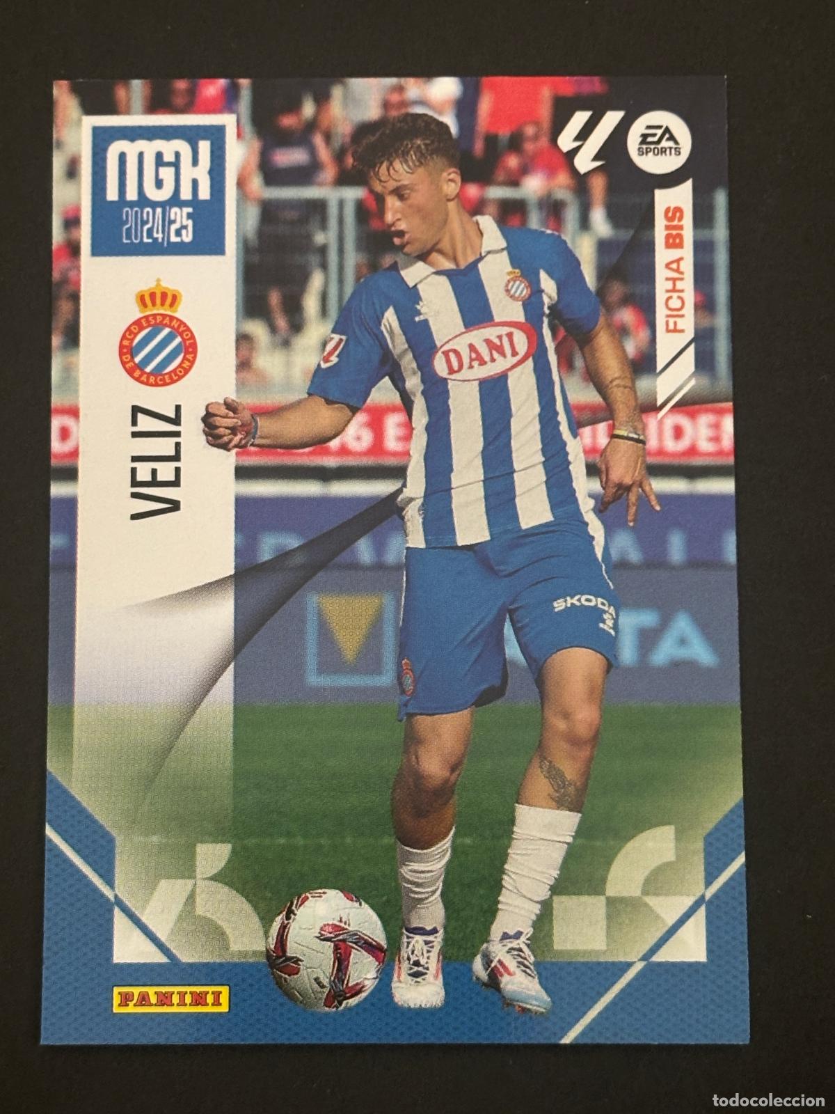 Cromos de f&uacute;tbol: 143 BIS VELIZ ESPANYOL 2&ordf; EDICI&Oacute;N MEGACRACKS MGK 24-25 2024 2025 PANINI LIGA
