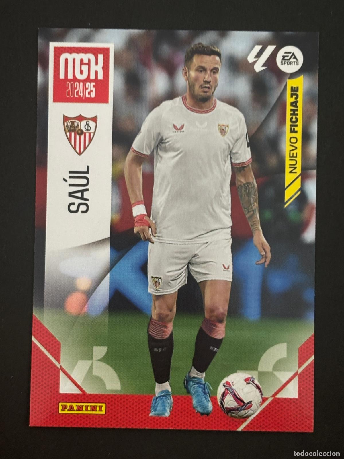 Cartes &agrave; collectionner de Football: 436 SA&Uacute;L SEVILLA NUEVOS FICHAJES 2&ordf; EDICI&Oacute;N MEGACRACKS MGK 24-25 2024 2025 PANINI LIGA