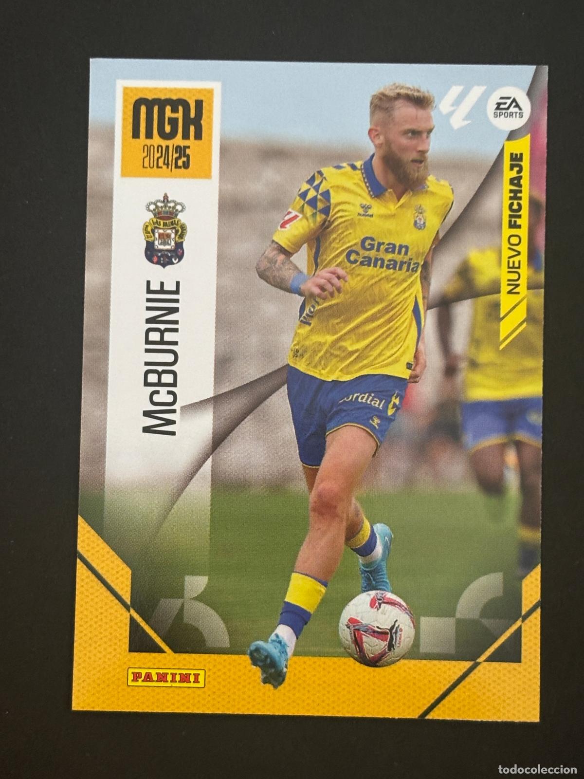Cartes &agrave; collectionner de Football: 453 MCBURNIE LAS PALMAS NUEVOS FICHAJES 2&ordf; EDICI&Oacute;N MEGACRACKS MGK 24-25 2024 2025 PANINI