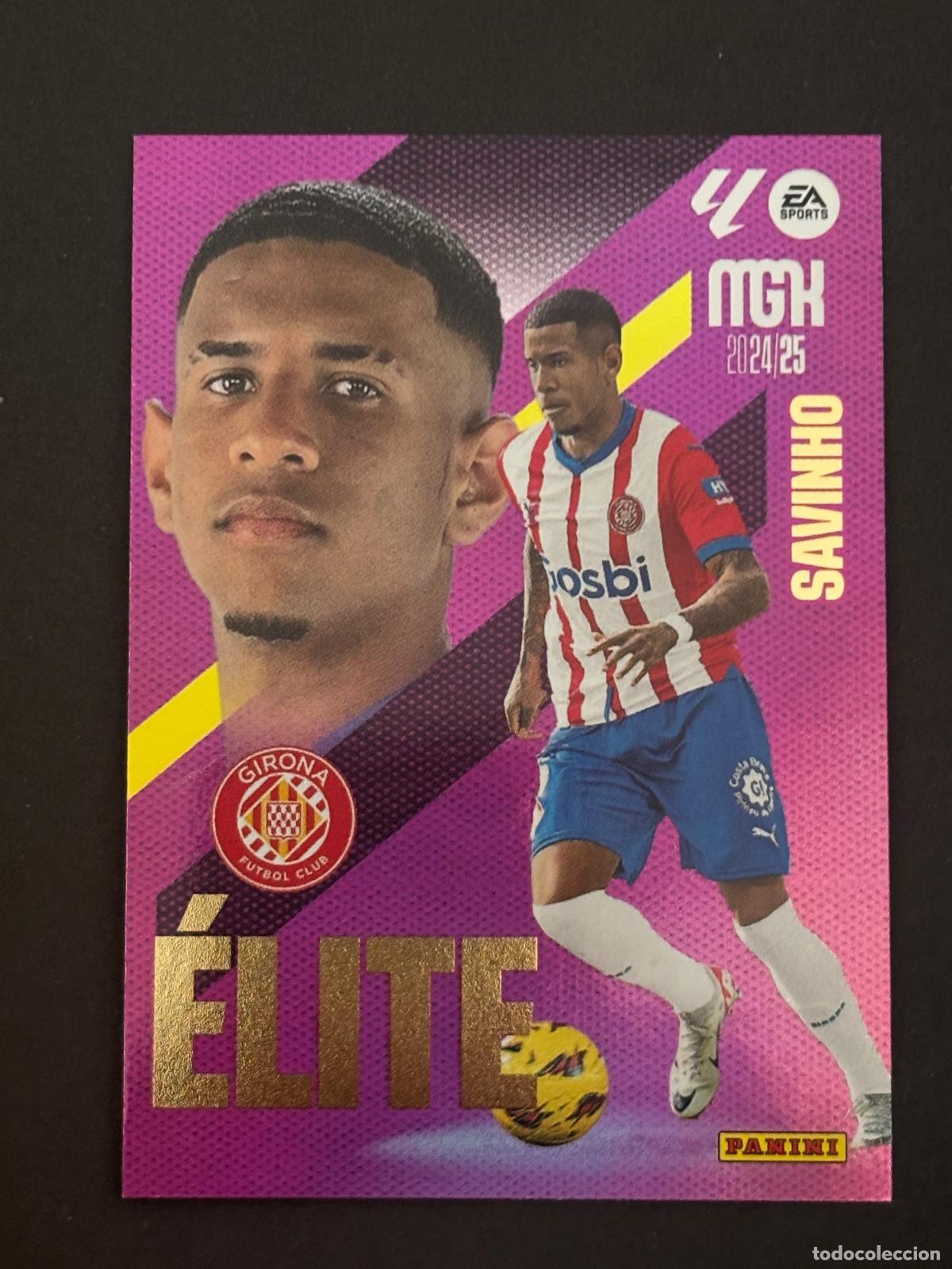 Cartes &agrave; collectionner de Football: 16 SAVINHO ELITE GIRONA MEGACRACKS MGK 24-25 2024 2025 PANINI LIGA