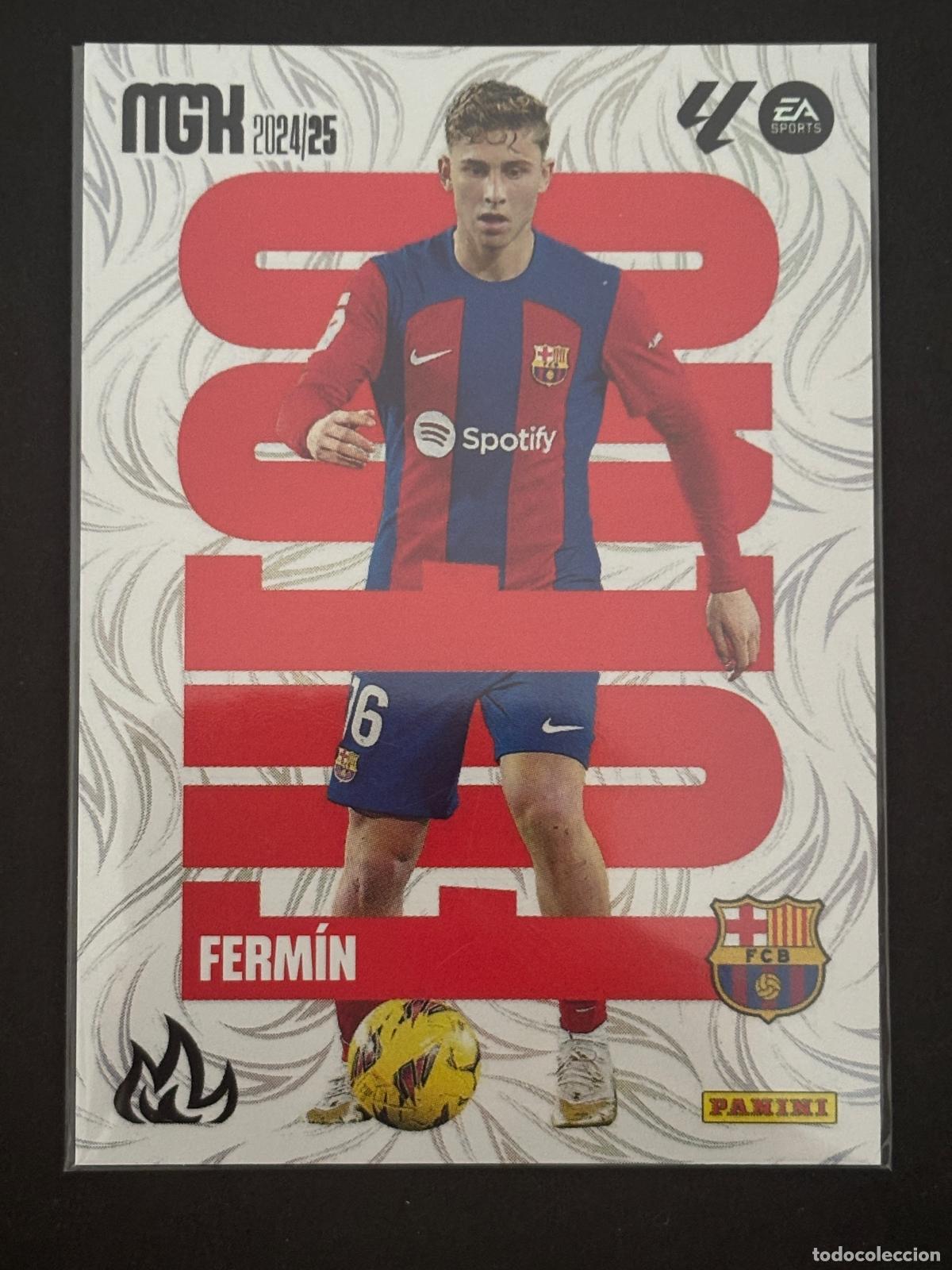 Cartes &agrave; collectionner de Football: 379 FERM&Iacute;N FUEGO BARCELONA MEGACRACKS MGK 24-25 2024 2025 PANINI LIGA