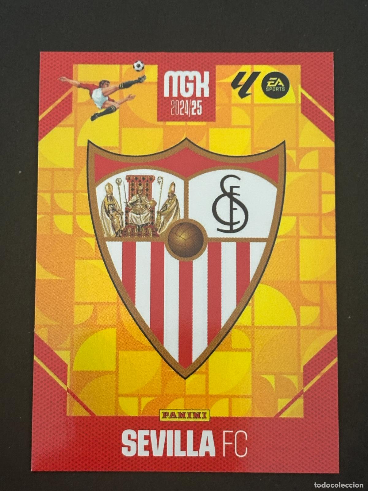 Cartes &agrave; collectionner de Football: 307 ESCUDO SEVILLA MEGACRACKS MGK 24-25 2024 2025 PANINI LIGA