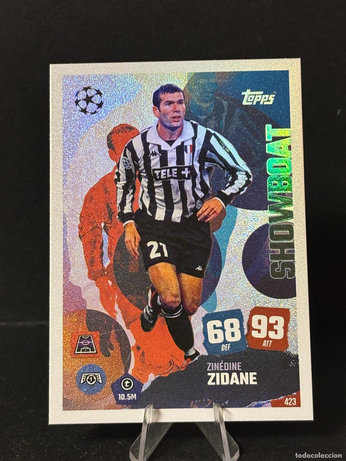 Cromos de f&uacute;tbol: 423 ZIDANE SHOWBOAT JUVENTUS MATCH ATTAX CHAMPIONS LEAGUE TOPPS 25 26 2025 2026