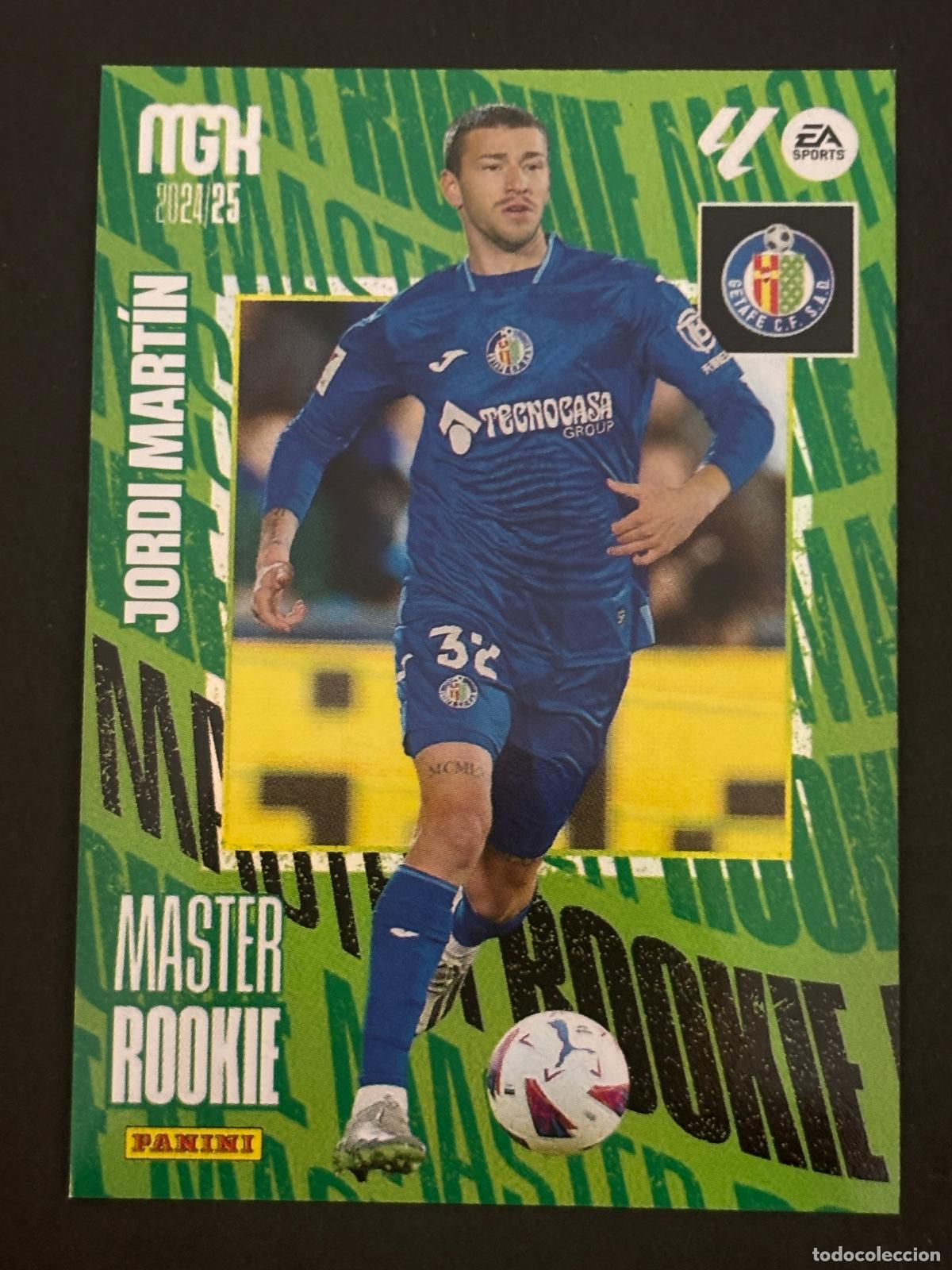 Cromos de f&uacute;tbol: 418 JORDI MART&Iacute;N MASTER ROOKIE GETAFE MEGACRACKS MGK 24-25 2024 2025 PANINI LIGA