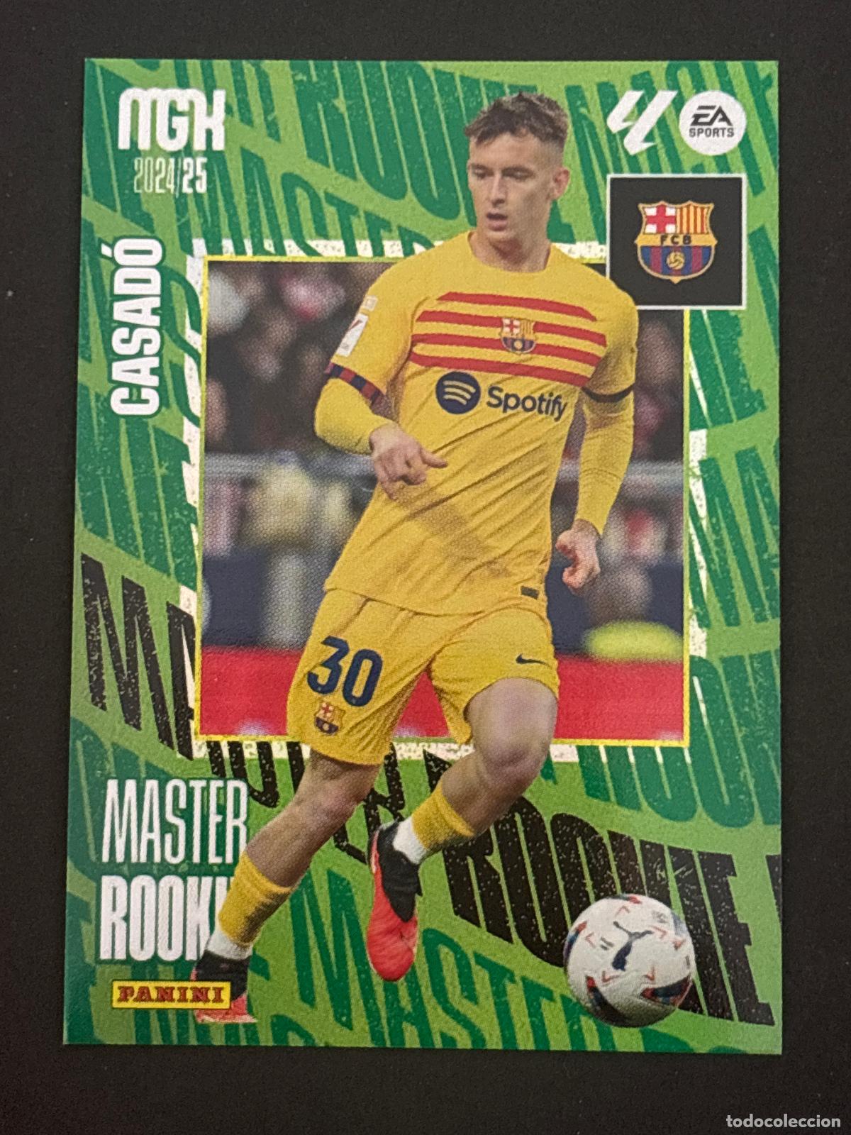 Cromos de f&uacute;tbol: 409 CASAD&Oacute; MASTER ROOKIE BARCELONA MEGACRACKS MGK 24-25 2024 2025 PANINI LIGA