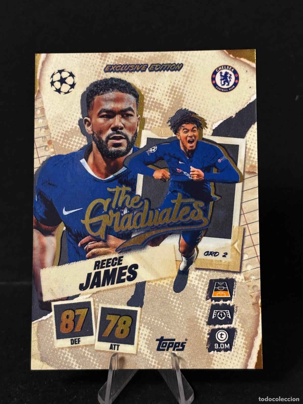 Cromos de f&uacute;tbol: GRD 2 REECE JAMES THE GRADUATES MATCH ATTAX CHAMPIONS LEAGUE TOPPS 25 26 2025 2026
