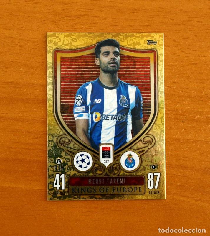 Fu&szlig;ball-Sticker: Porto-Oporto -N&ordm; 302 Mehdi Taremi -Kings of Europe-Topps Match Attax Trading Card Game-2023-2024
