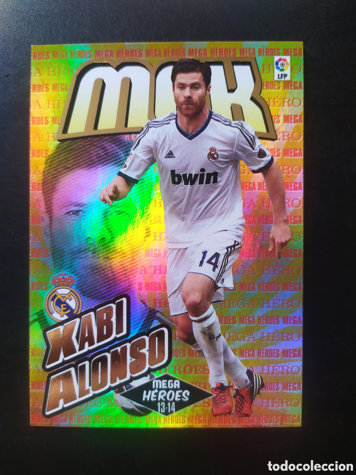 Fu&szlig;ball-Sticker: Megacracks 2013 2014 13 14 panini Xabi Alonso heroes n&deg; 375 Real Madrid