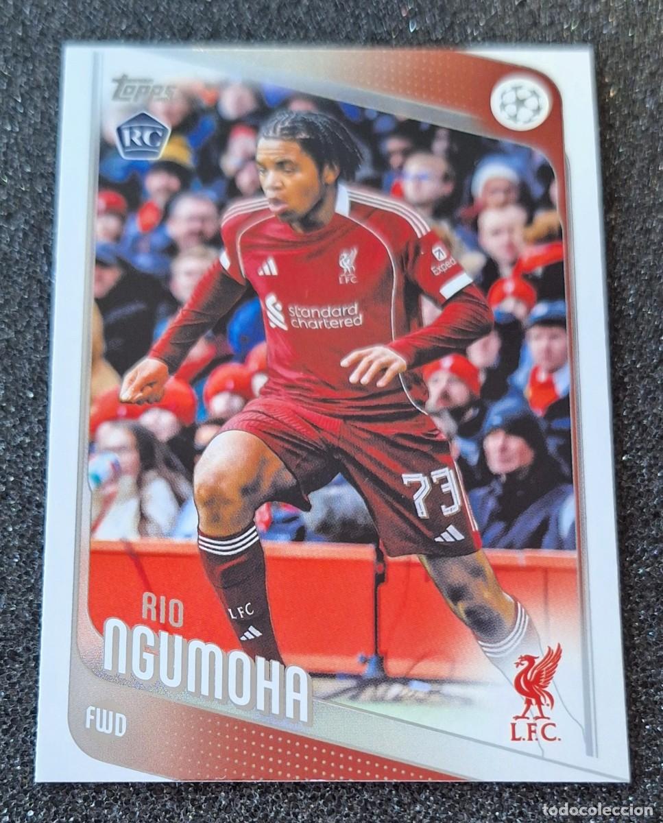 Fu&szlig;ball-Sticker: Rio Ngumoha Liverpool Topps 2026 Rookie RC #191