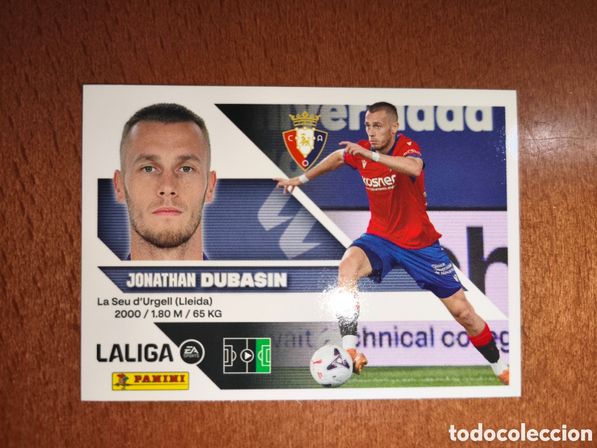 Fu&szlig;ball-Sticker: Dubasin coloca n&deg;16 Bis liga este 26/27 Osasuna