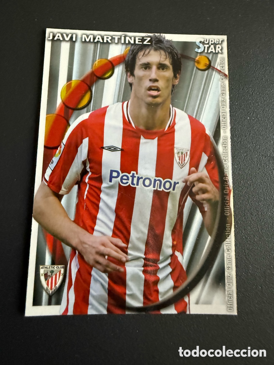 Fu&szlig;ball-Sticker: MUNDICROMO 2011. 213. STAR. JAVI MART&Iacute;NEZ ( Athletic). Mate