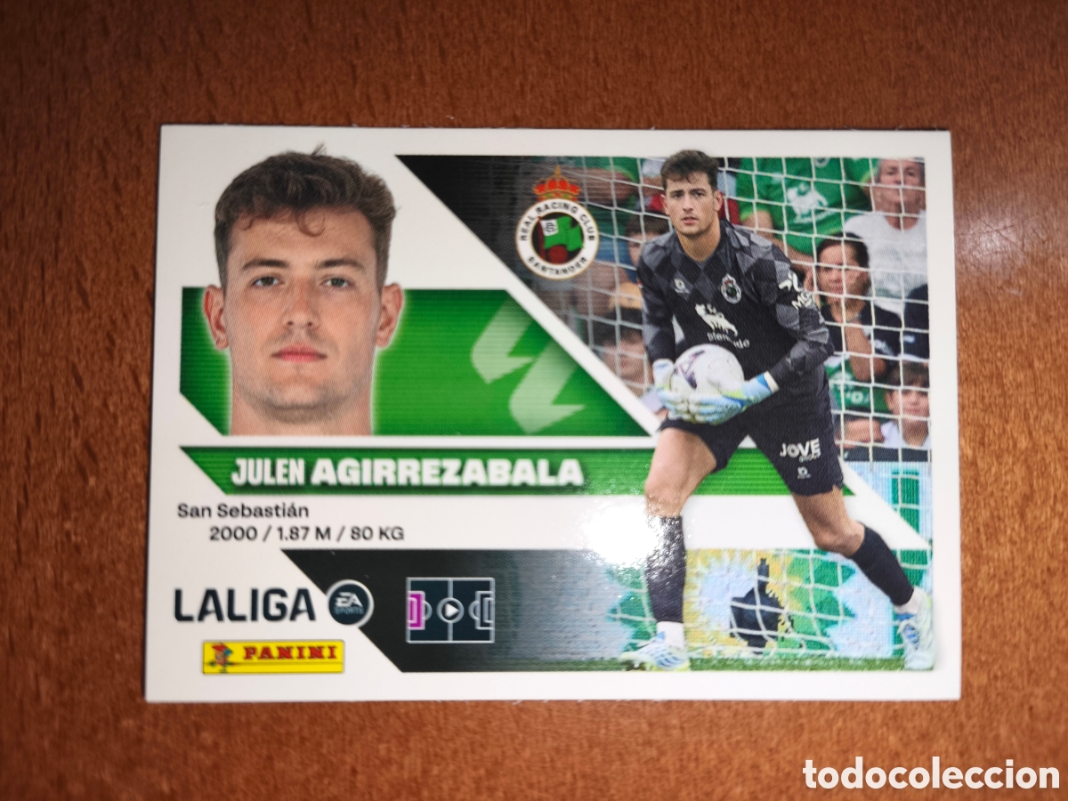 Cromos de f&uacute;tbol: Agirrezabala n&deg;3 liga este 26/27 Racing