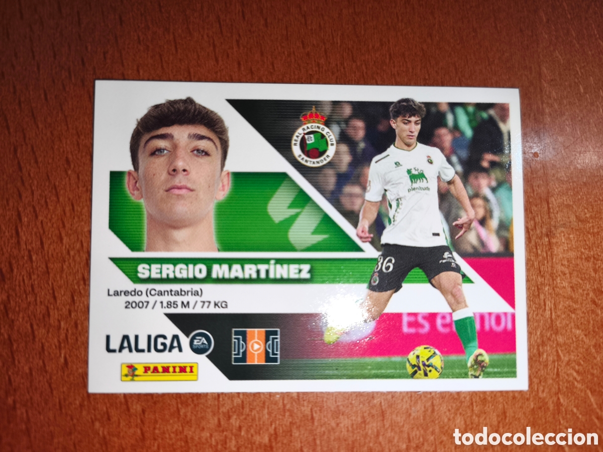 Fu&szlig;ball-Sticker: Sergio Mart&iacute;nez coloca n&deg;13 Bis liga este 26/27 Racing