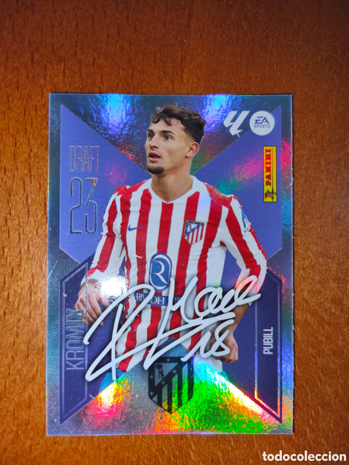 Figurine di Calcio: Pubill n&deg;K19 DRAFT 23 KROMIX liga este 26/27 Atl&eacute;tico De Madrid