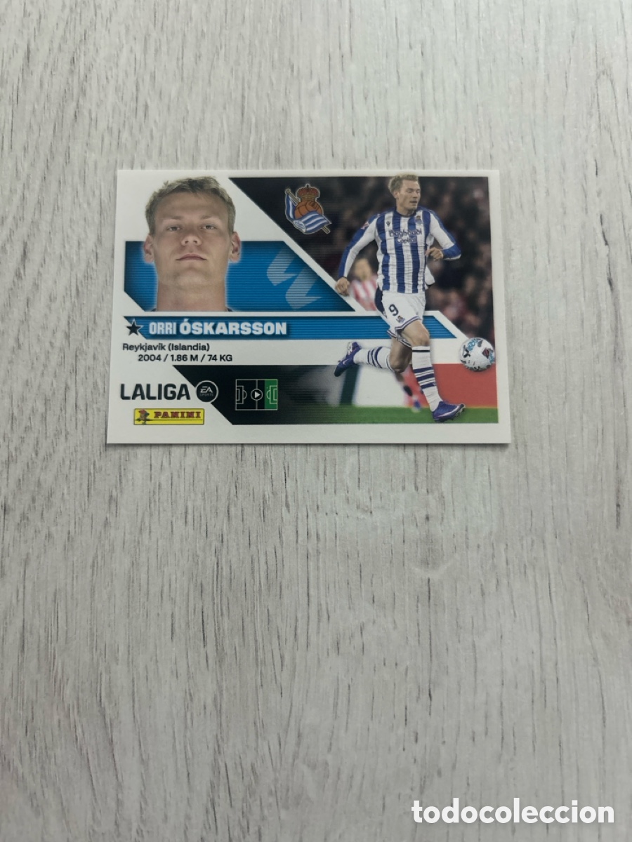 Cromos de f&uacute;tbol: Oskarsson 19 Real Sociedad Liga Este 2026/27 26-27 Panini
