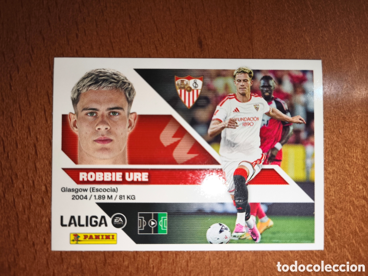 Cromos de f&uacute;tbol: Robbie Ure fichaje n&deg;25 liga este 26/27 Sevilla