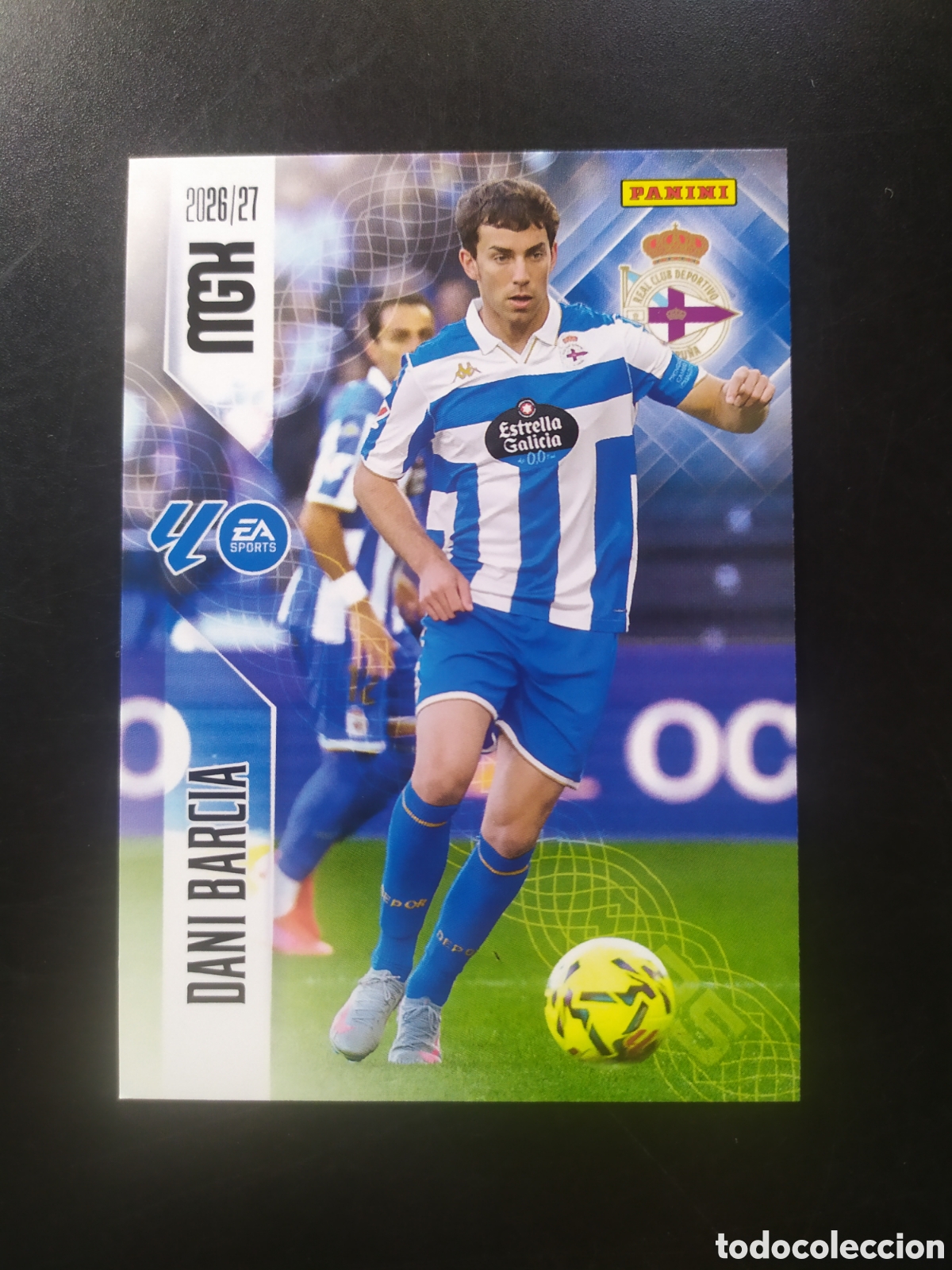 Cromos de f&uacute;tbol: Megacracks 2026 2027 26 27 panini Dani Barcia n&deg; 133 Deportivo Coru&ntilde;a