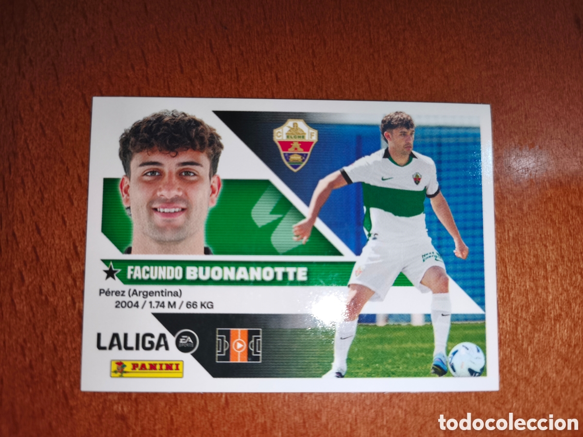 Cromos de f&uacute;tbol: Buonanotte fichaje n&deg;32 liga este 26/27 Elche