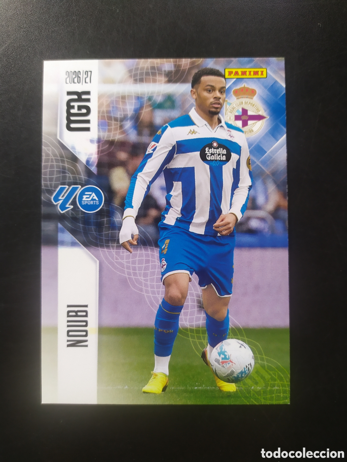 Cromos de f&uacute;tbol: Megacracks 2026 2027 26 27 panini Noubi n&deg; 132 Deportivo Coru&ntilde;a