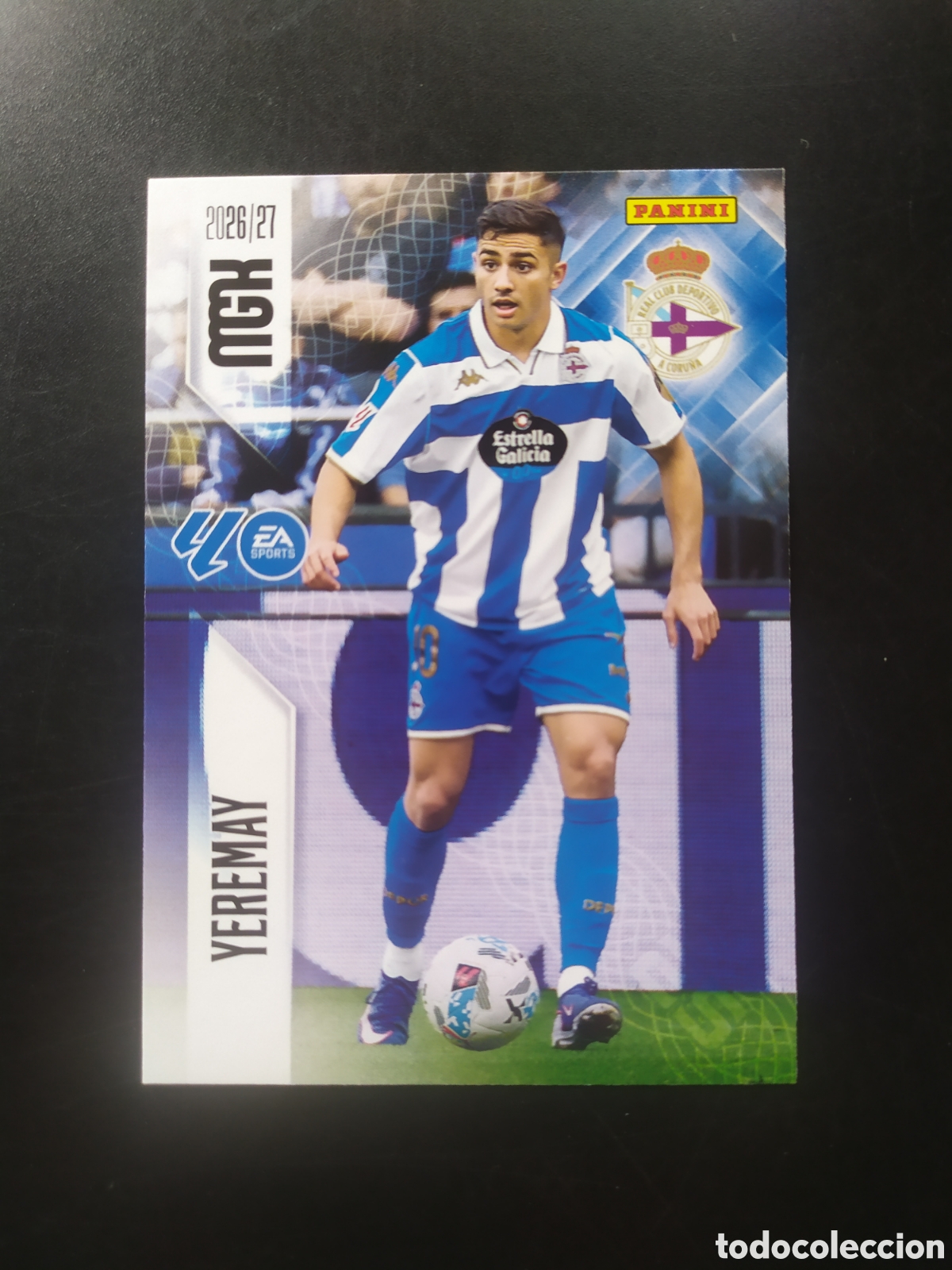 Cromos de f&uacute;tbol: Megacracks 2026 2027 26 27 panini Yeremay n&deg; 142 Deportivo Coru&ntilde;a
