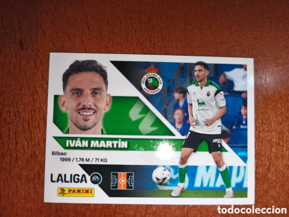 Cromos de f&uacute;tbol: Iv&aacute;n Mart&iacute;n fichaje n&deg;34 liga este 26/27 Racing