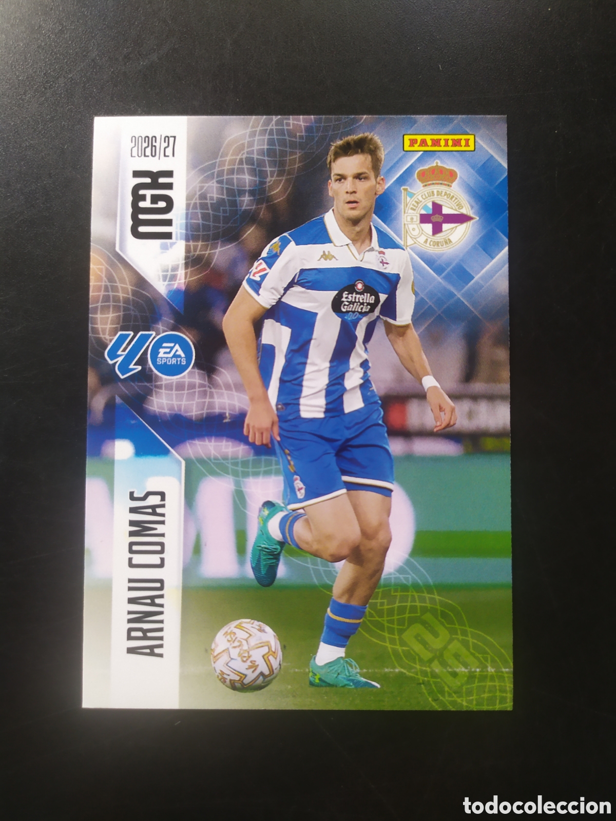 Cromos de f&uacute;tbol: Megacracks 2026 2027 26 27 panini Arnau Comas n&deg; 134 Deportivo Coru&ntilde;a