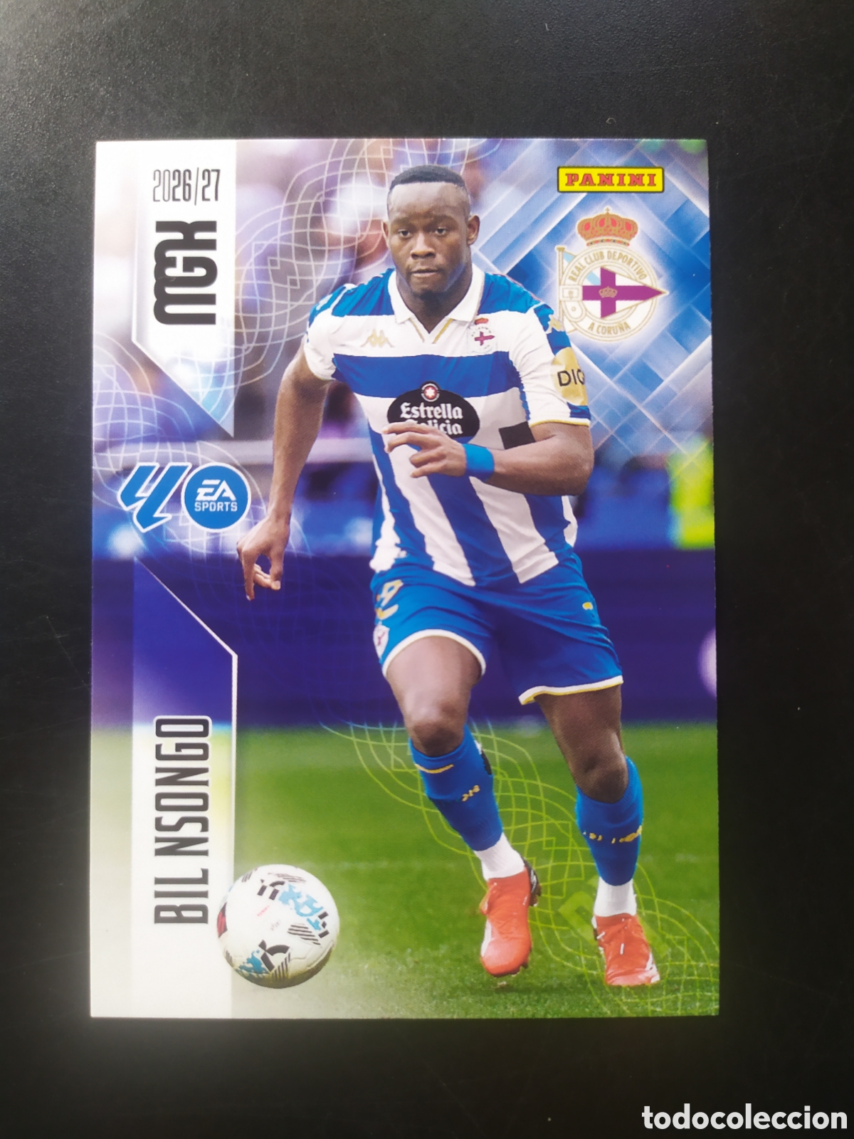 Cromos de f&uacute;tbol: Megacracks 2026 2027 26 27 panini Bil Nsongo n&deg; 144 Deportivo Coru&ntilde;a