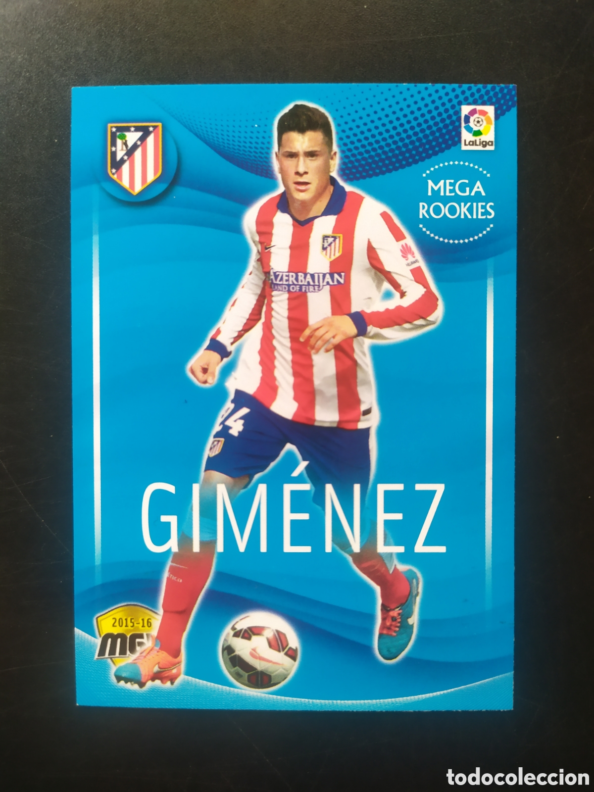 Cromos de f&uacute;tbol: Megacracks 2015 2016 15 16 panini Gim&eacute;nez mega rookies n&deg; 54 Atl&eacute;tico Madrid