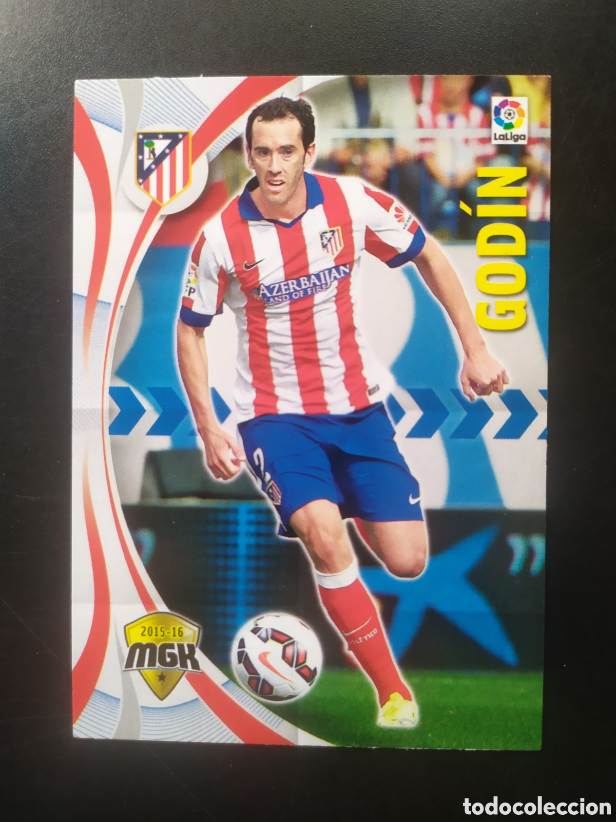Cromos de f&uacute;tbol: Megacracks 2015 2016 15 16 panini God&iacute;n n&ordm; 36 Atl&eacute;tico Madrid