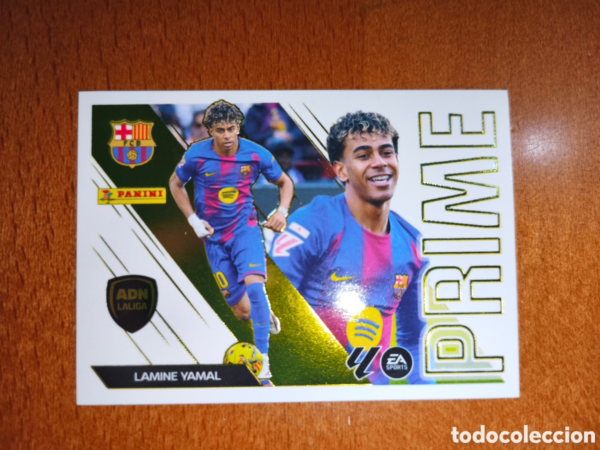 Cromos de f&uacute;tbol: Lamine Yamal n&deg;6 ADN LALIGA PRIME liga este 26/27 Barcelona