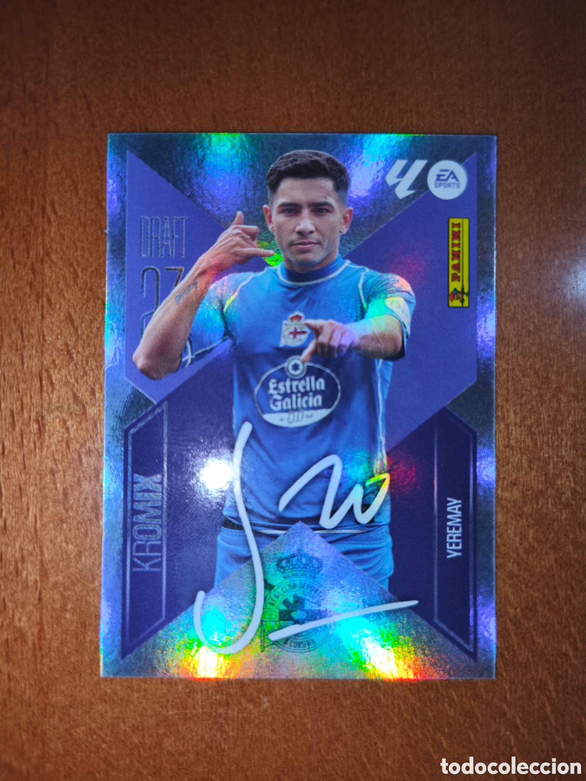 Cromos de f&uacute;tbol: Yeremay n&deg;K23 DRAFT 23 KROMIX liga este 26/27 Deportivo