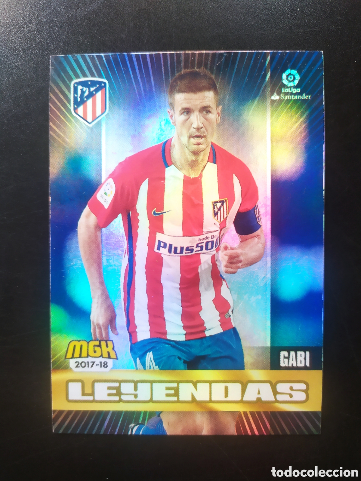 Cromos de f&uacute;tbol: Megacracks 2017 2018 17 18 panini Gabi leyendas n&deg; 78 Atl&eacute;tico Madrid