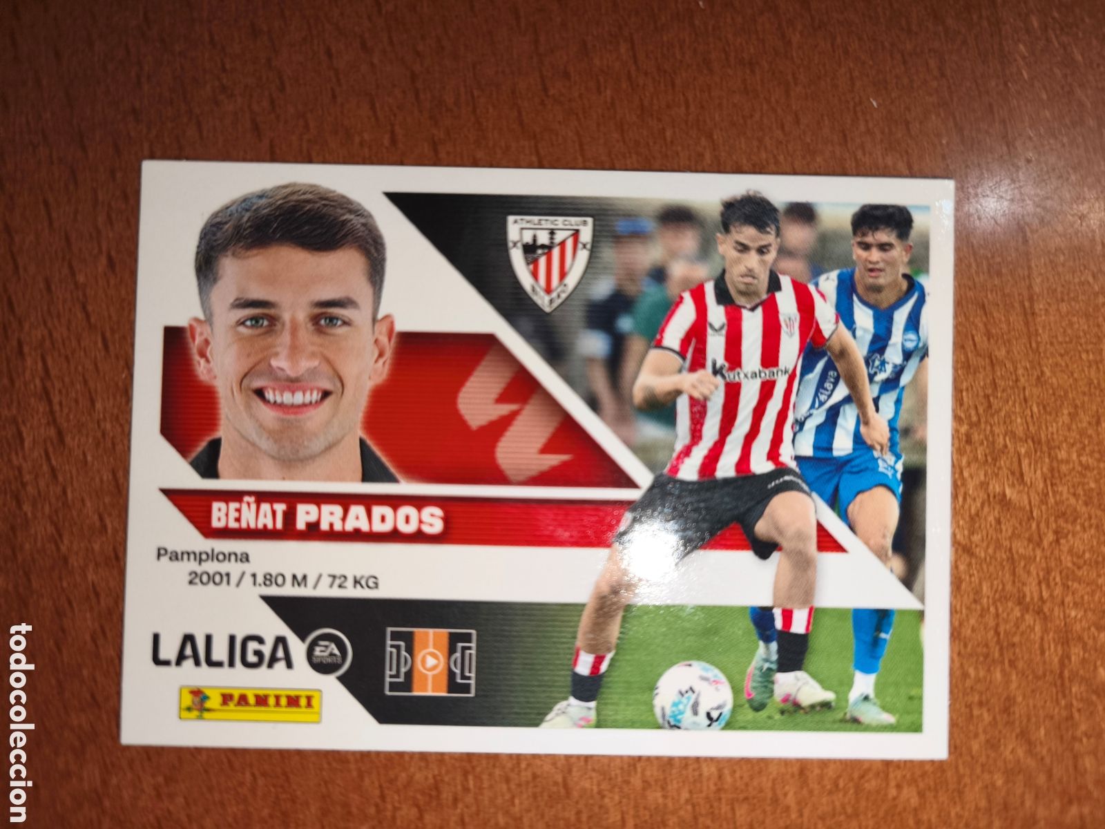 Cromos de f&uacute;tbol: Prados n&deg;13 Bis coloca liga este 26/27 Athletic Club
