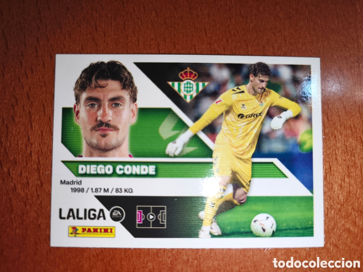Cromos de f&uacute;tbol: Diego Conde n&deg;4 Bis Coloca liga este 26/27 Real Betis
