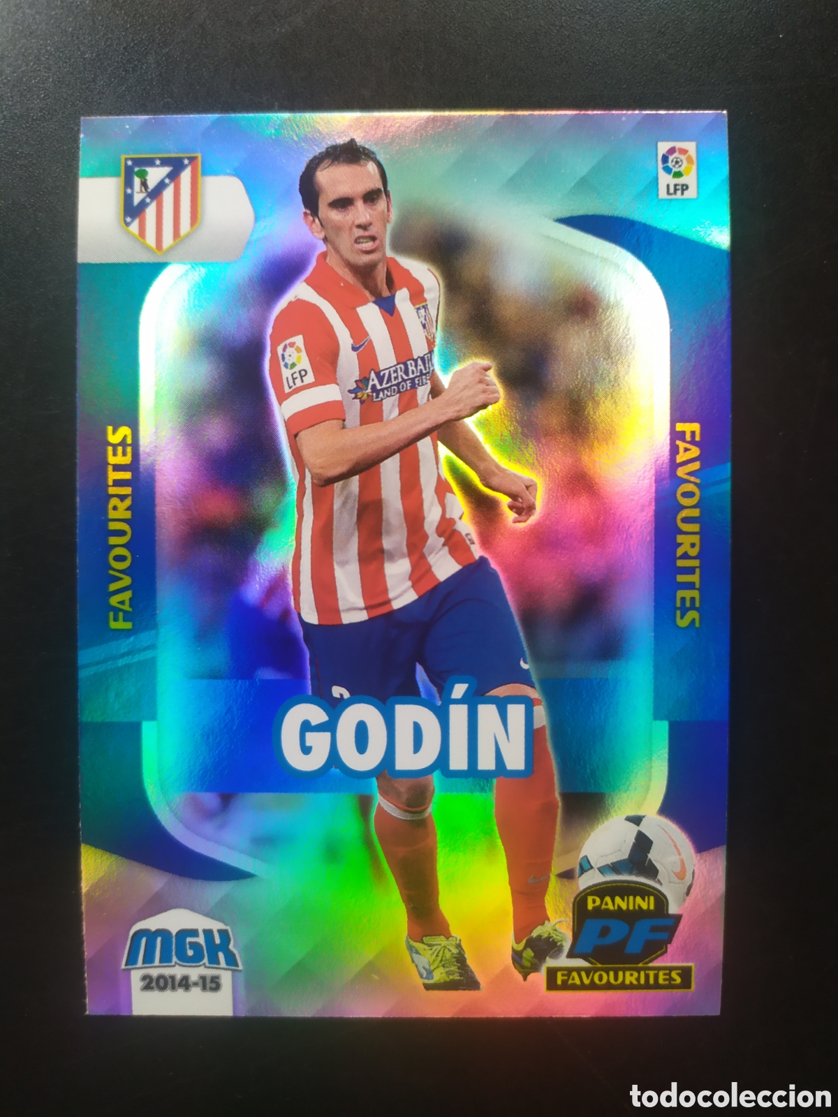 Cromos de f&uacute;tbol: Megacracks 2014 2015 14 15 panini Godin favourites n&deg; 389 Atl&eacute;tico Madrid