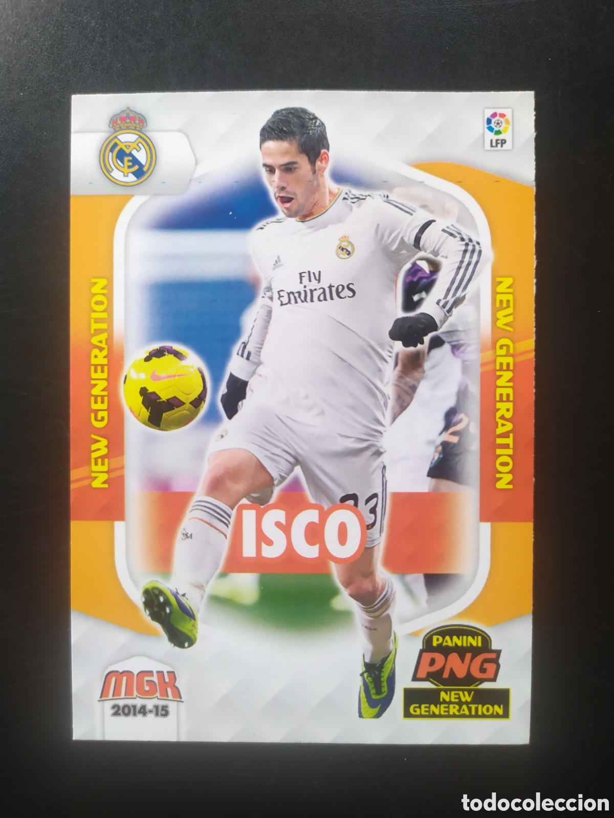 Cromos de f&uacute;tbol: Megacracks 2014 2015 14 15 panini Isco new generation n&deg; 369 Real Madrid