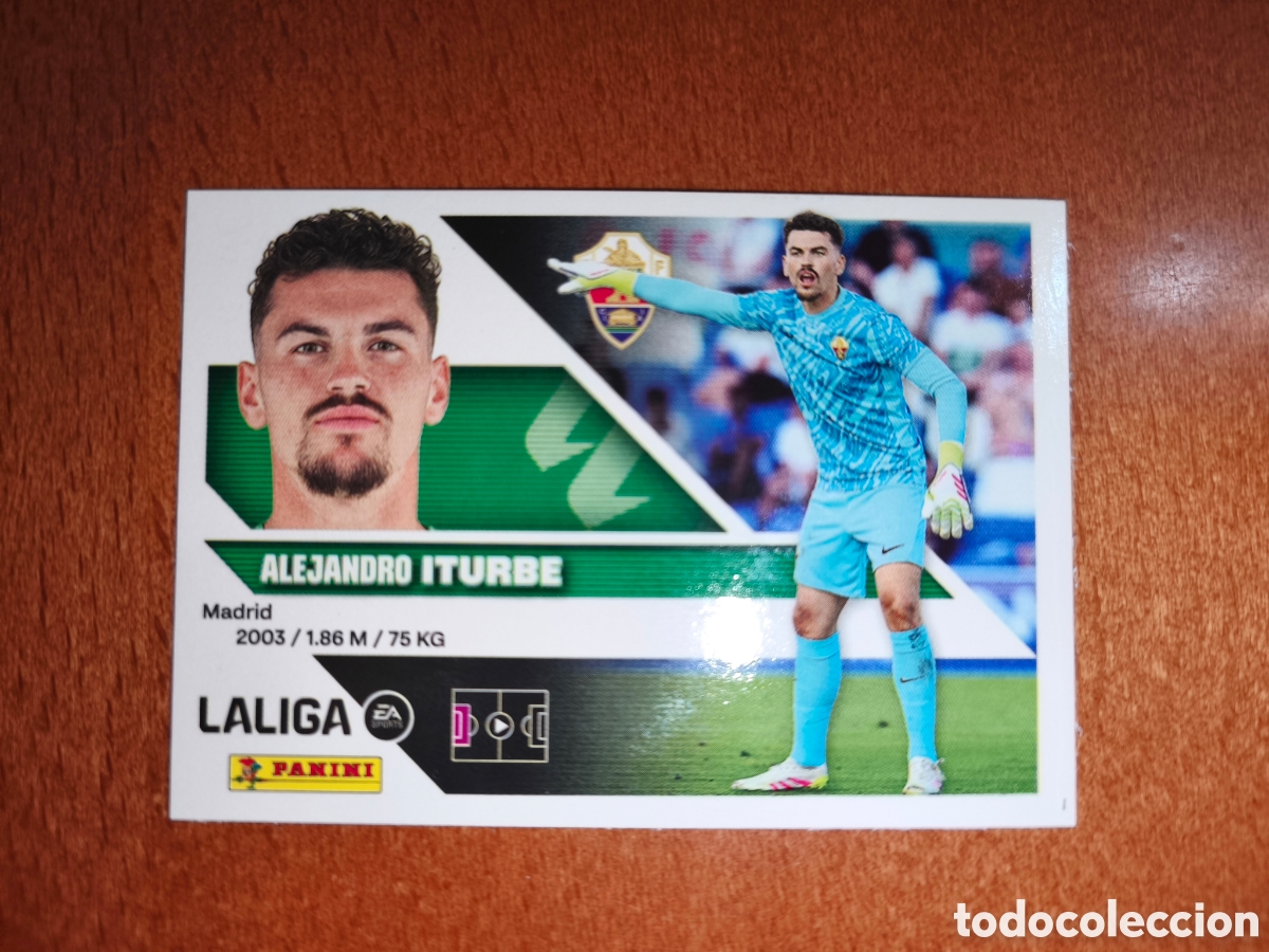 Cromos de f&uacute;tbol: Iturbe n&deg;4 liga este 26/27 Elche