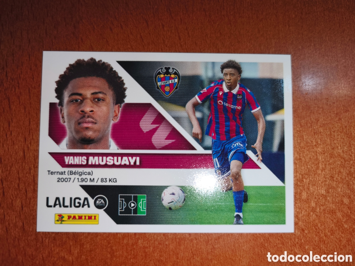 Cromos de f&uacute;tbol: Musuayi n&deg;20 Bis Coloca liga este 26/27 Levante