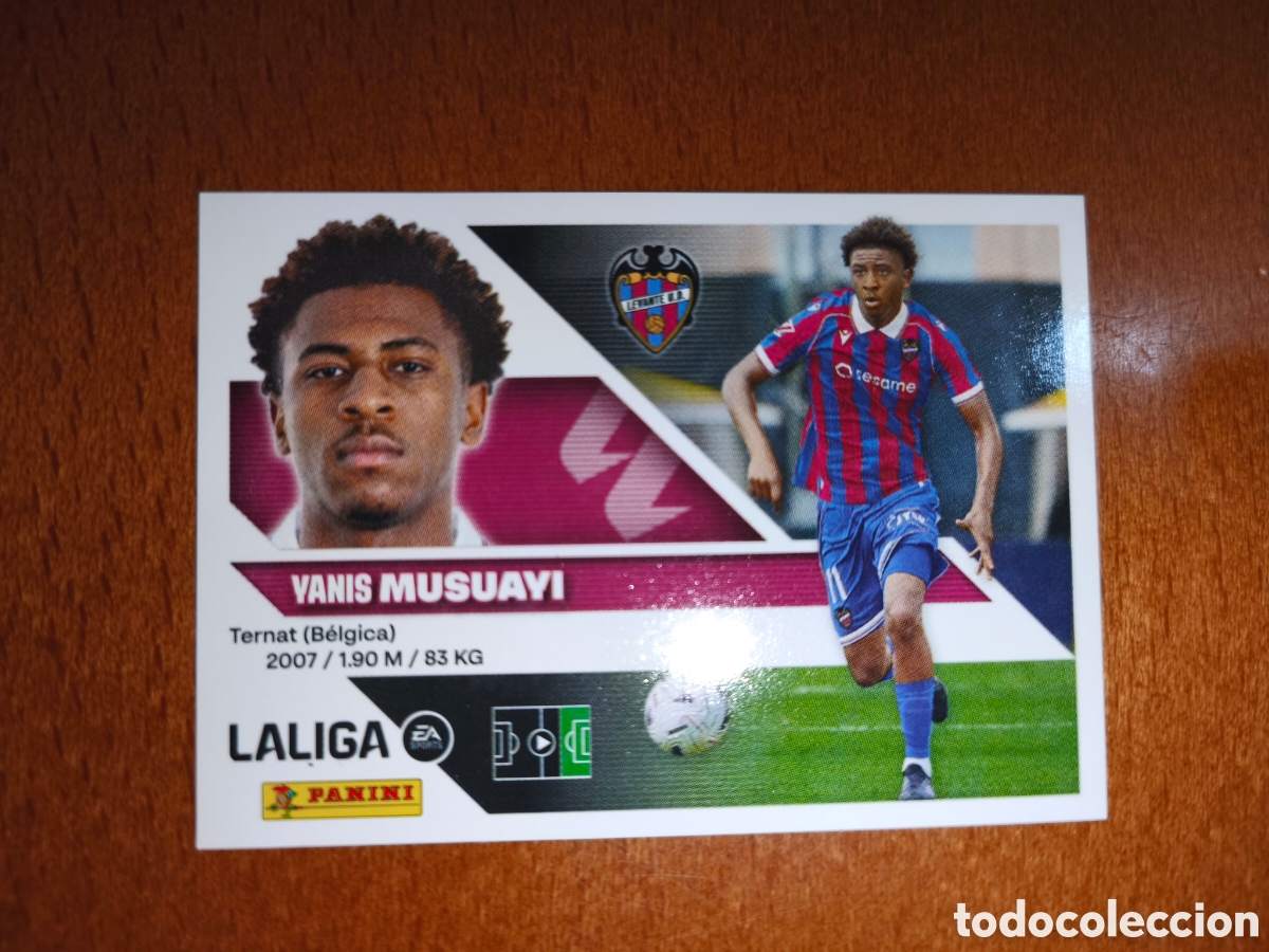 Cromos de f&uacute;tbol: Musuayi n&deg;20 Bis Coloca liga este 26/27 Levante