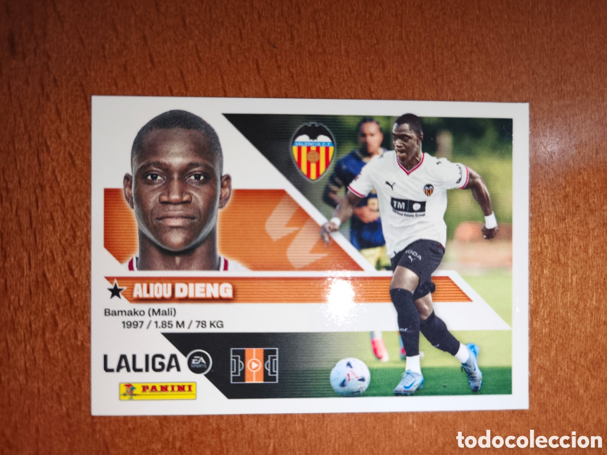 Cromos de f&uacute;tbol: Dieng n&deg;16 Bis Coloca liga este 26/27 Valencia