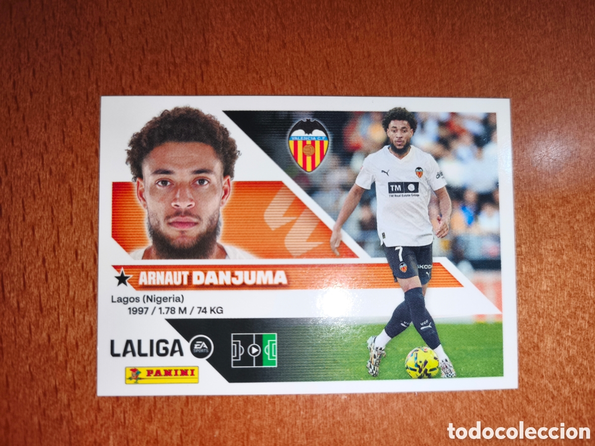 Cromos de f&uacute;tbol: Danjuma n&deg;19 Bis Coloca liga este 26/27 Valencia